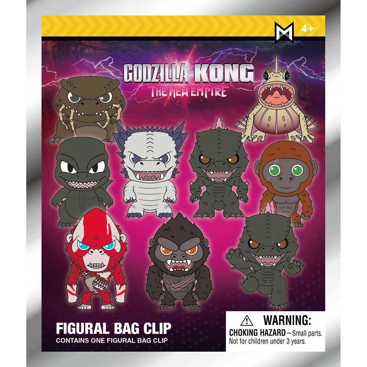 Figural Bag Clip - Godzilla vs Kong The New Empire