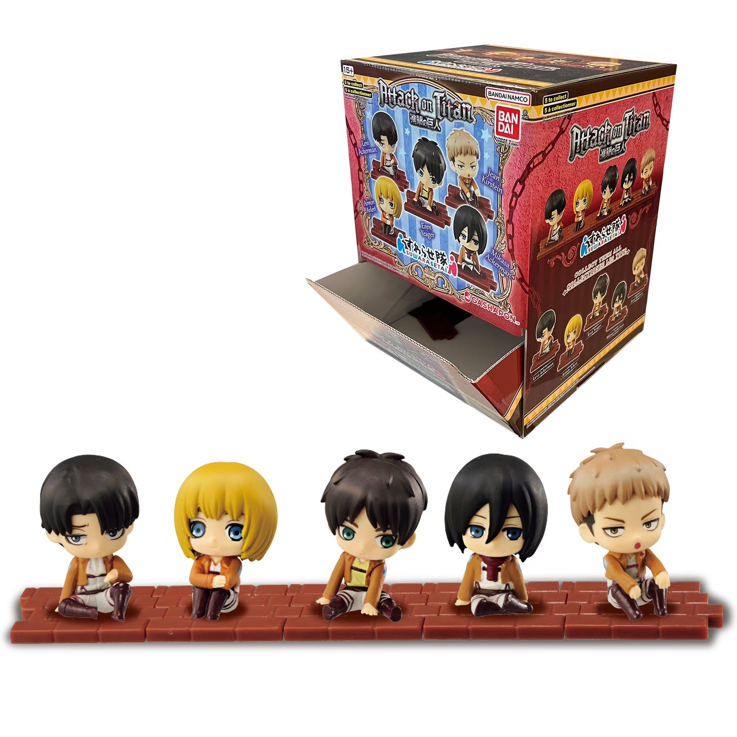 Bandai Namco Suwarasetai Gashapon - Attack on titan