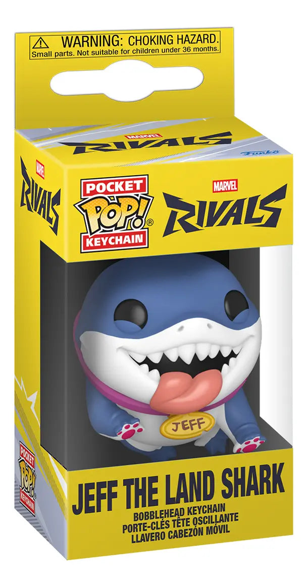 Funko Llavero -Marvel Rivals - Jeff the Land Shark