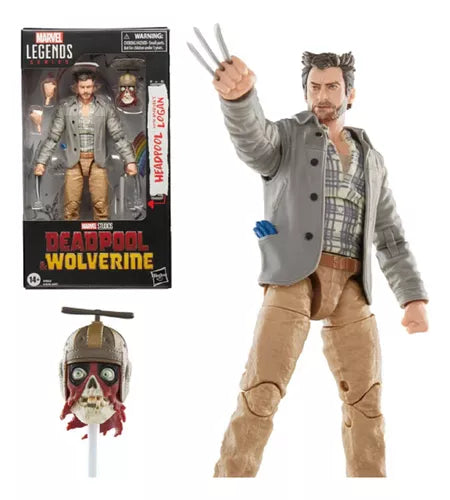 Marvel Legends Deadpool & Wolverine - Logan with Headpool