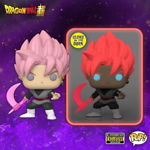Funko POP Dragon Ball Super- SS Rosé Goku Black Glow EE
