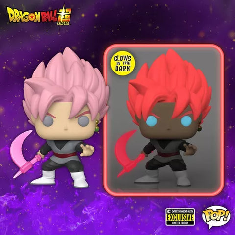 Funko POP Dragon Ball Super- SS Rosé Goku Black Glow EE