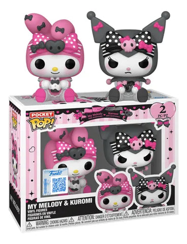 Llavero Funko Pop 2pack - My Melody & Kuromi