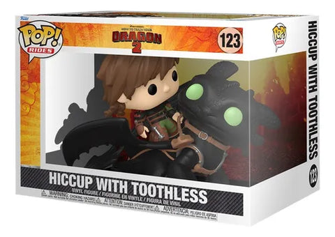 FUNKO POP HTTYD - HICCUP WITH TOOTHLESS
