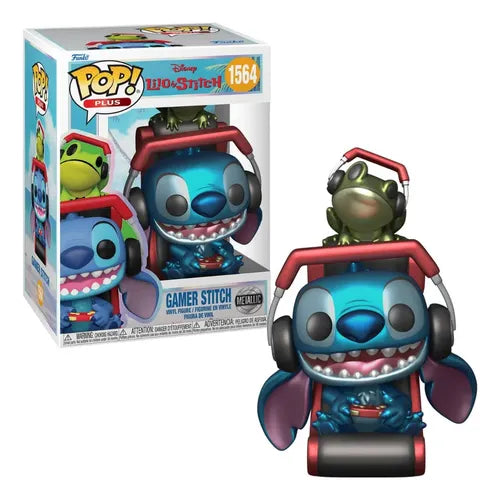 Funko Pop Lilo & Stitch - Gamer Stitch Metallic #1564