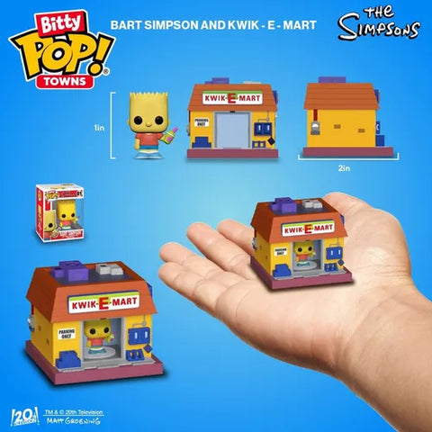 Funko Bitty POP Town - Bart & Kwik-E-Mart
