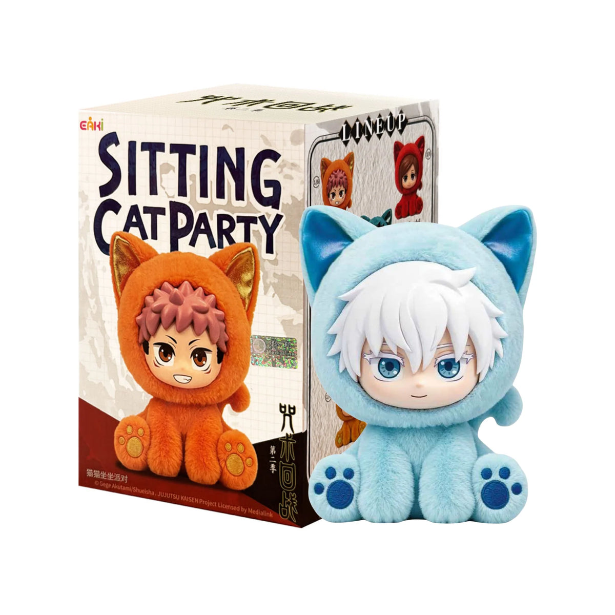 EAKI - Jujutsu Kaisen Sitting Cat Party (1 Caja)