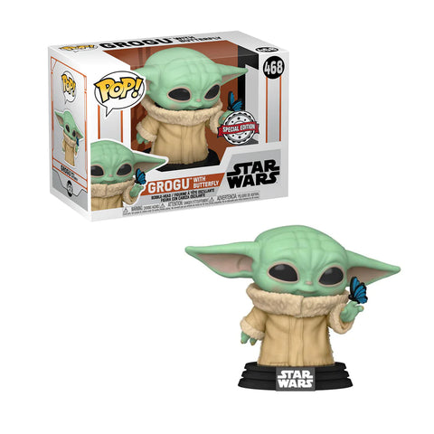 Funko Pop The Mandalorian - Grogu with Butterfly