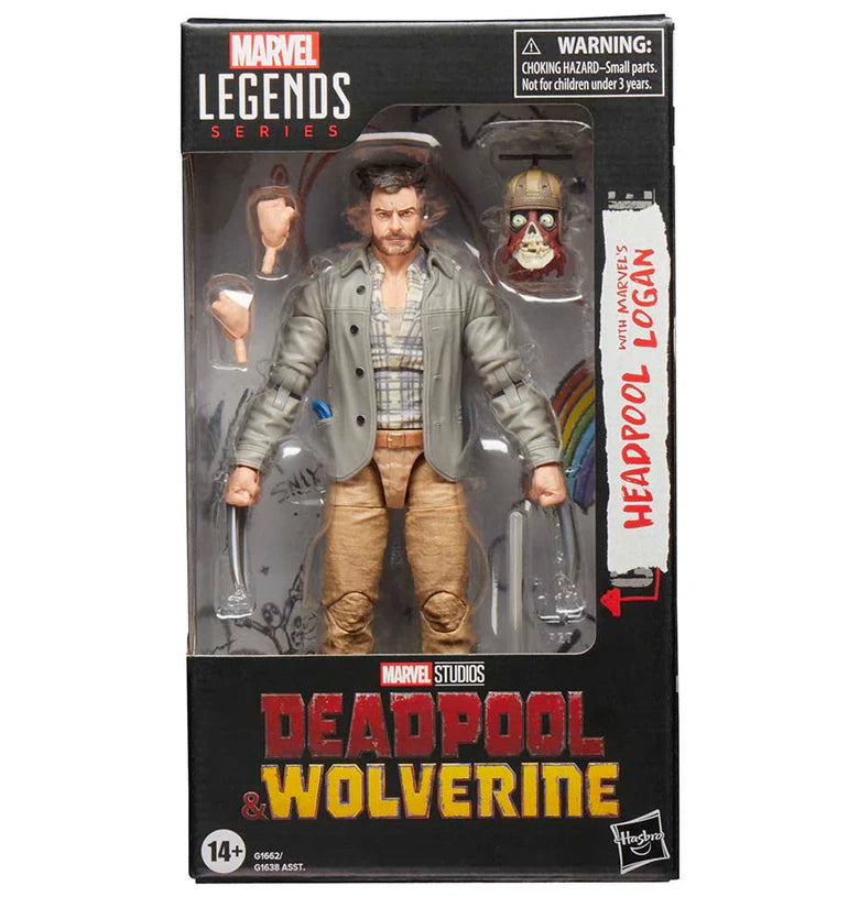 Marvel Legends Deadpool & Wolverine - Logan with Headpool