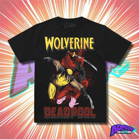 Playera Deadpool vs Wolverine - ARCADE