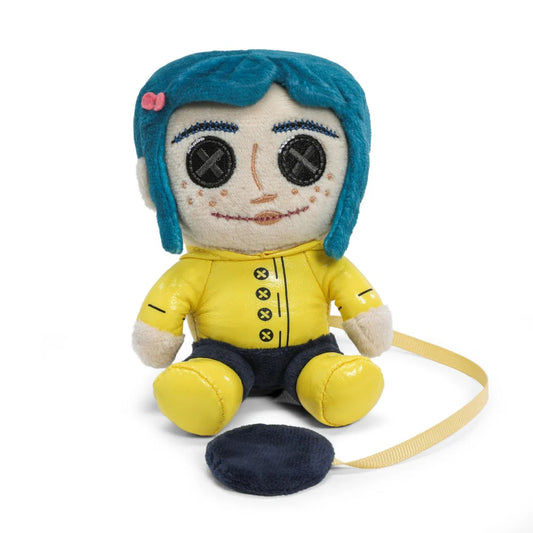 PELUCHE PARA HOMBRO CORALINE OJOS BOTON