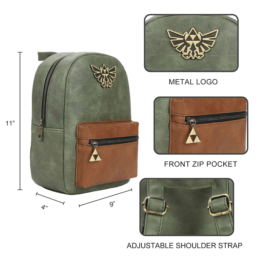 Mini Backpack Bioworld - The Legend Of Zelda - Trifuerza