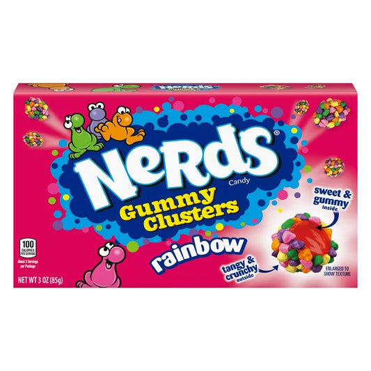 Snack Nerds Gummy Clusters Rainbow 3oz