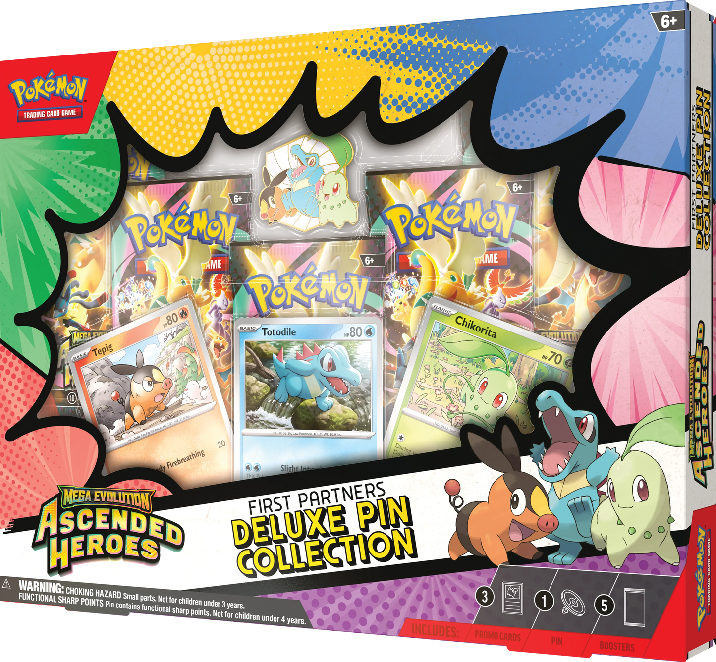 TCG Pokemon - First Partners Deluxe Pin Collection