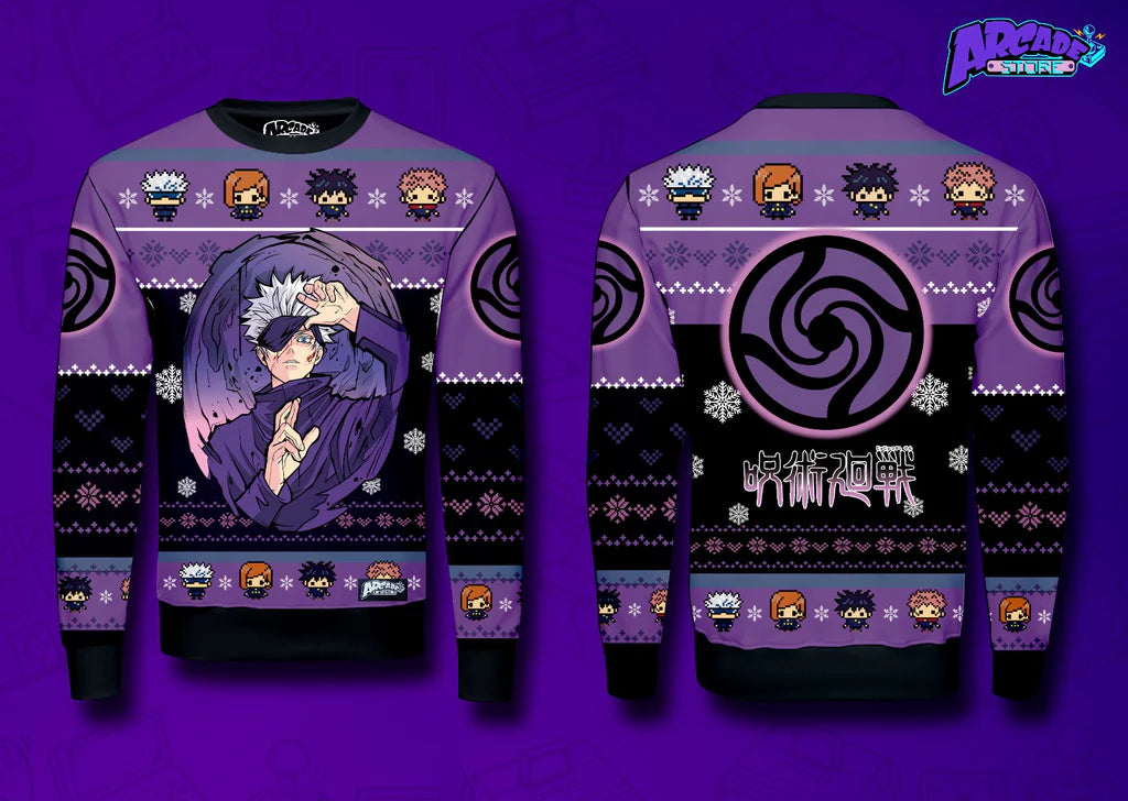 Ugly Sweater Gojo Jujutsu Kaisen - Arcade