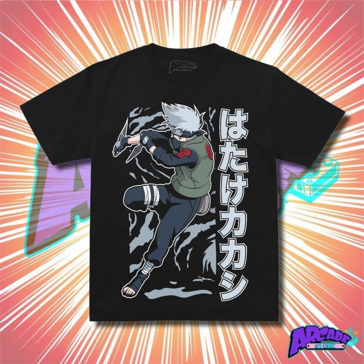 Playera Kakashi - ARCADE