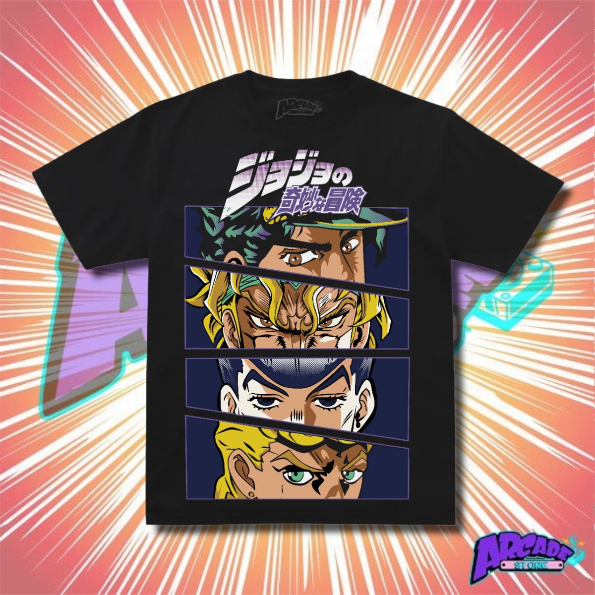 Playera Jojos - ARCADE