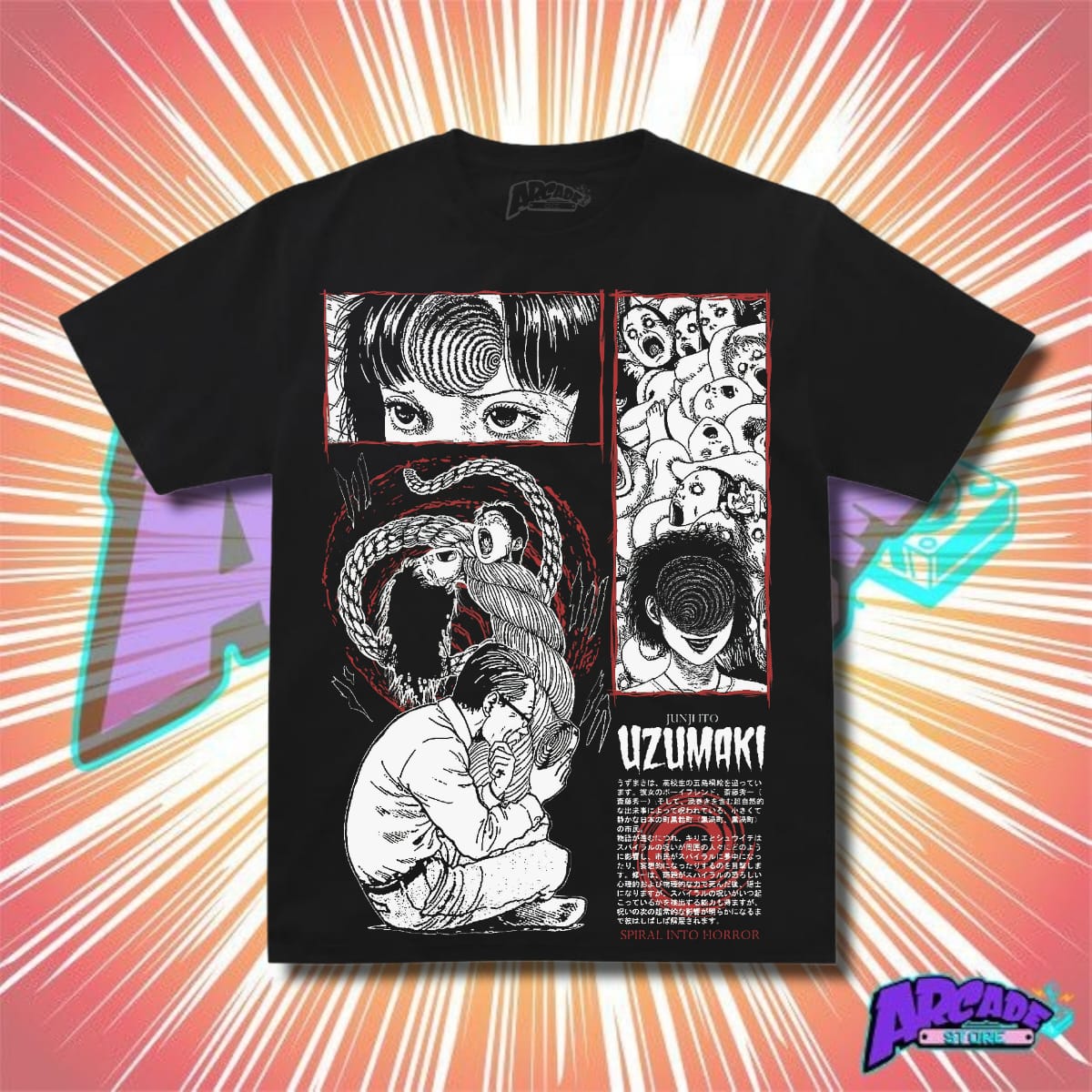 Playera Uzumaki - ARCADE