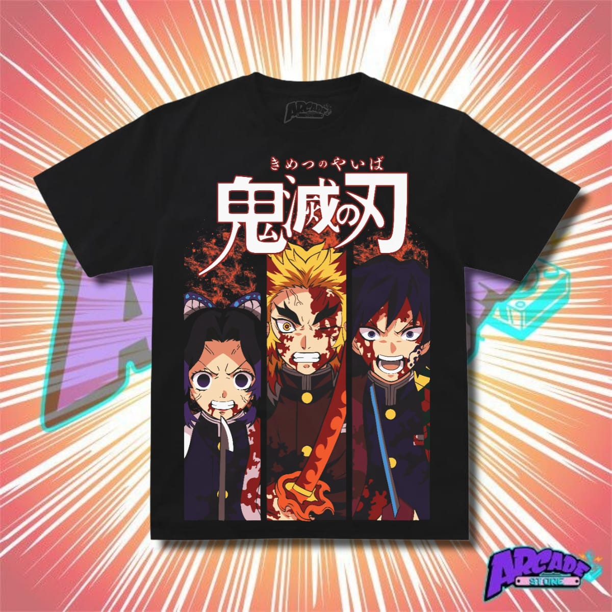 Playera Rengoku/Shinobu/Tomioka - ARCADE