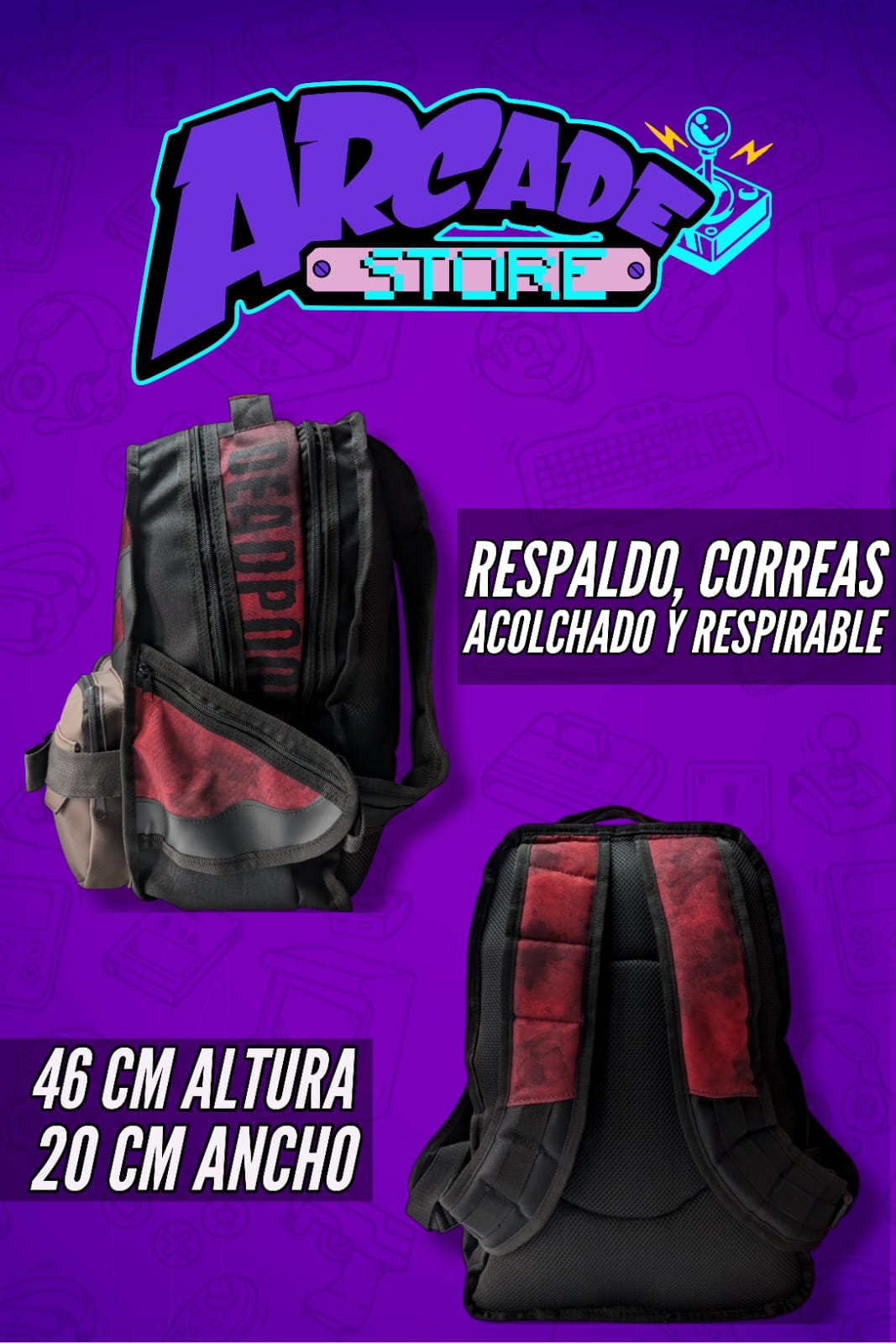 Mochila Deadpool - ARCADE