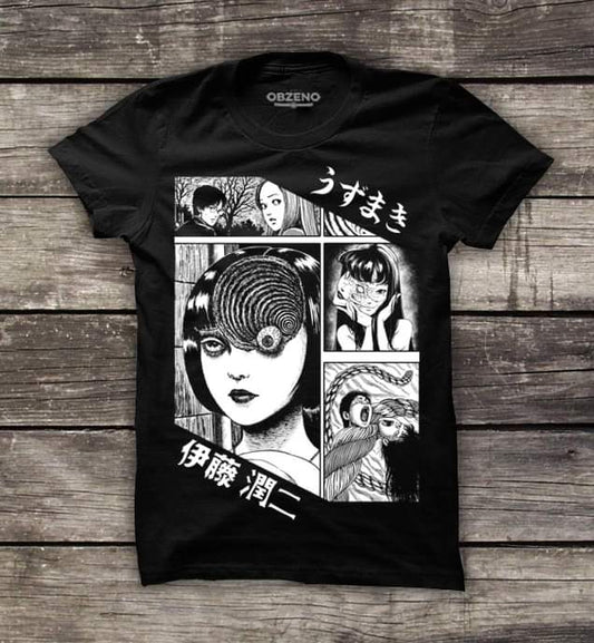 Playera Junji Ito- Obzeno