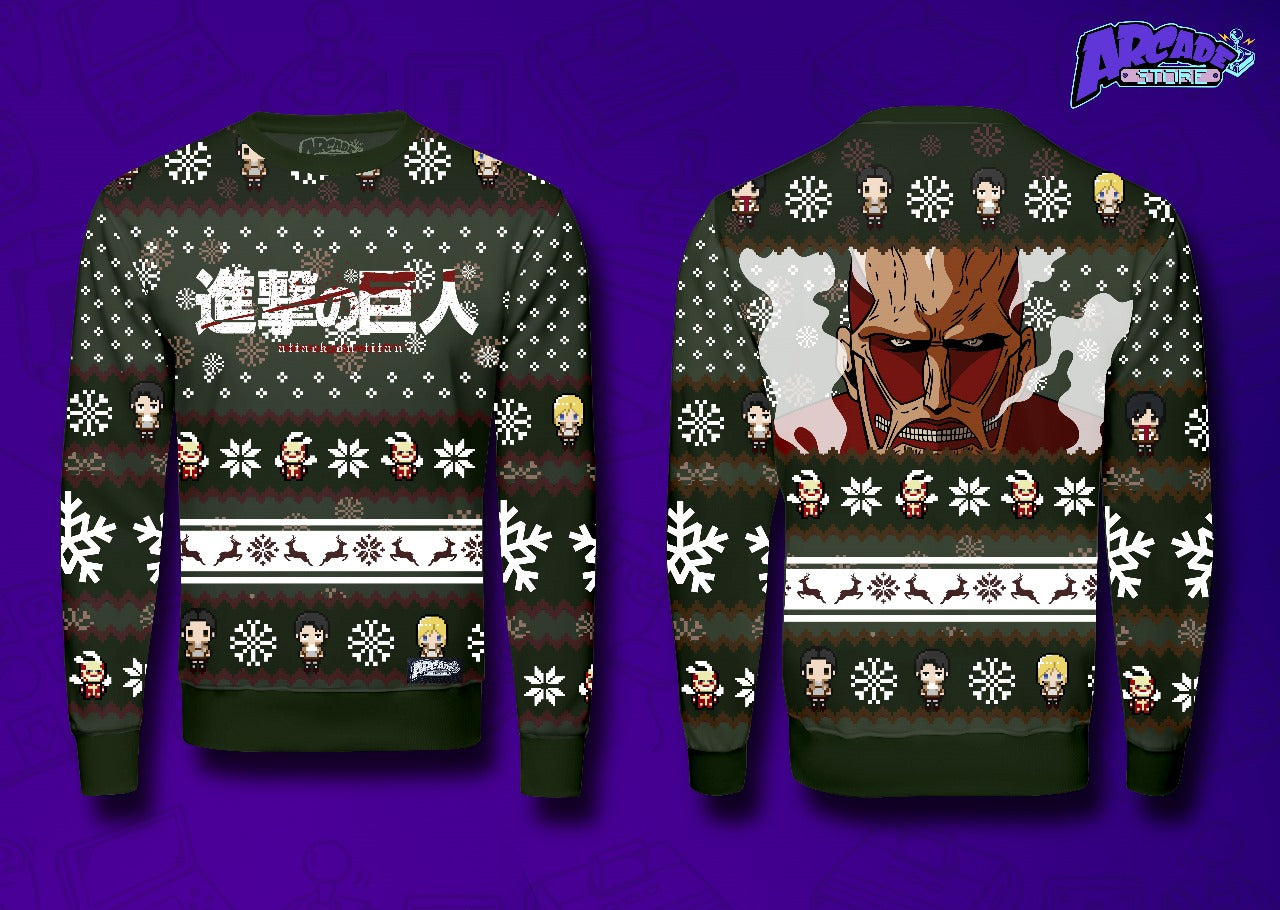 Ugly Sweater Attack on Titan - Arcade