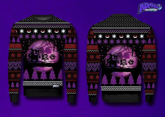 Ugly Sweater Pokemon Gengar - Arcade