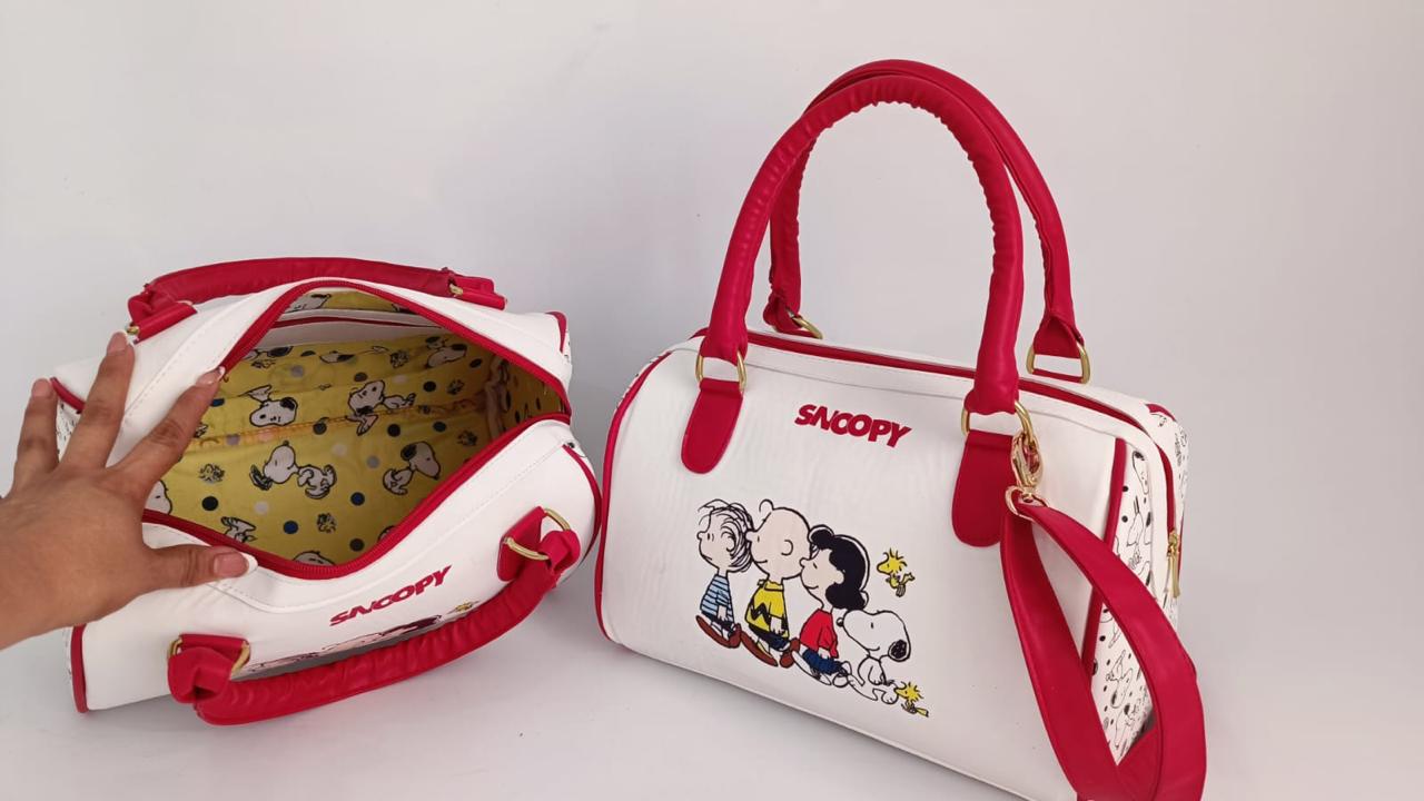Bolsa Maletin Dama Snoopy
