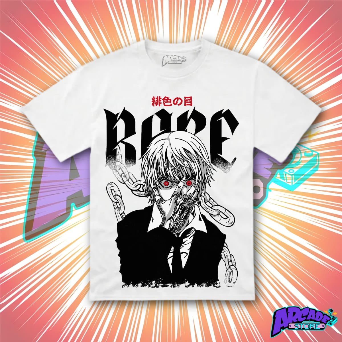Playera HxH Kurapika - ARCADE