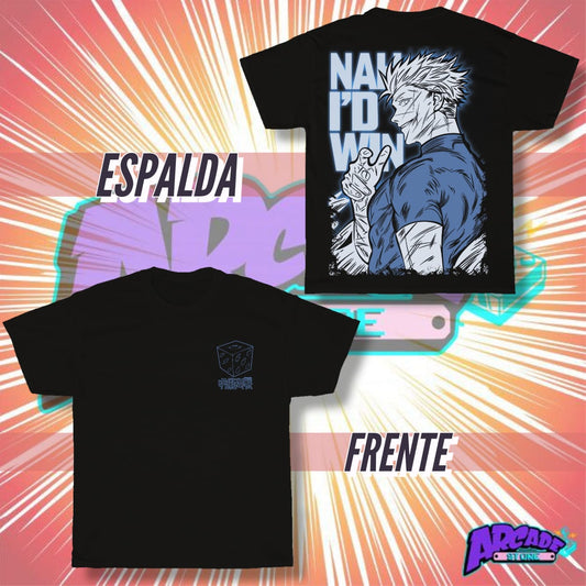 Playera Gojo Nah I´D Win  - ARCADE