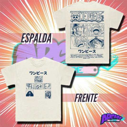 Playera One Piece Tripulacion - ARCADE