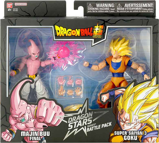 Figura Dragon Stars - Majin Buu Final Super Saiyan 3 Goku Battle Pack