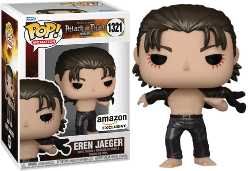 Funko POP Attack on Titan - Eren Jaeger #1321 Amazon Exclusive