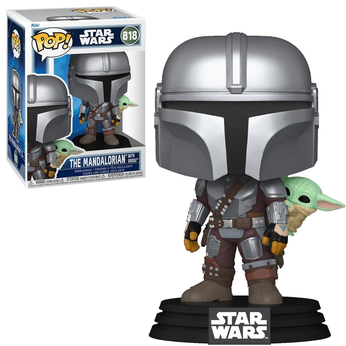 Funko Pop The Mandalorian & Grogu - The Mandalorian with Grogu