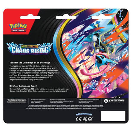 TCG Pokemon Chaos Rising - Charmeleon 3 Pack Blister