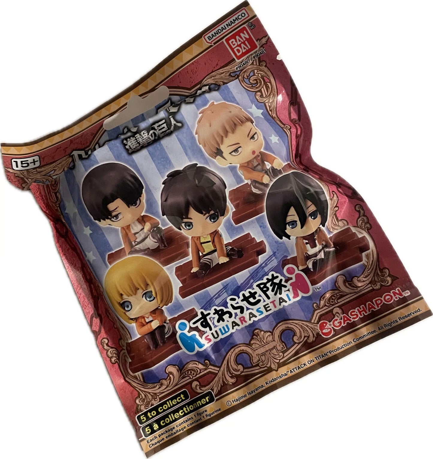 Bandai Namco Suwarasetai Gashapon - Attack on titan