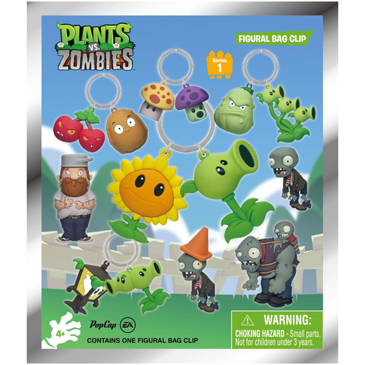 Figural Bag Clip - Plants vs Zombies Series 1