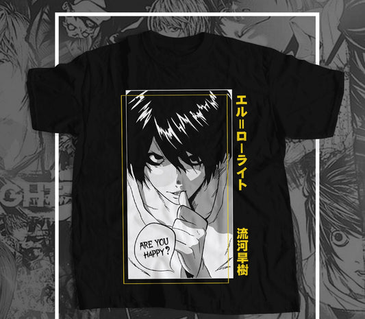 Playera "L" Death Note - LEMON GAMES