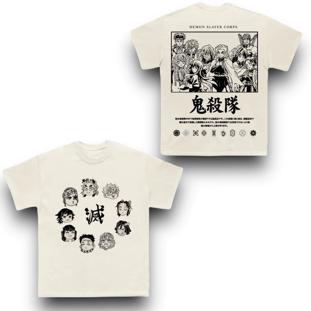 Playera Team Hashiras (Pilares) - ARCADE