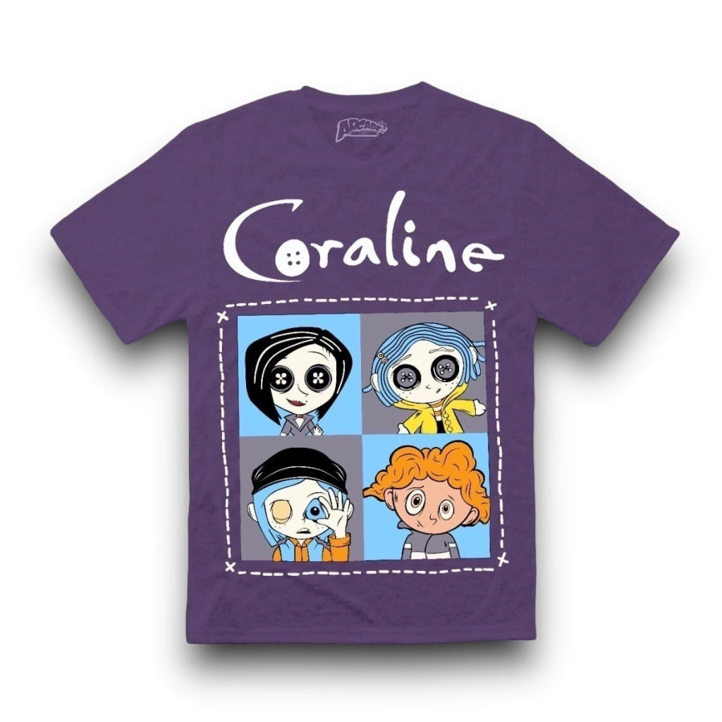 Playera Coraline Collage - ARCADE