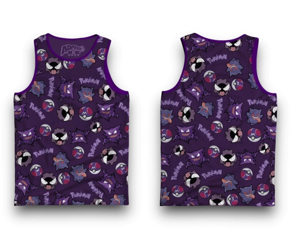 Playera Tank Top Gengar Evoluciones - ARCADE