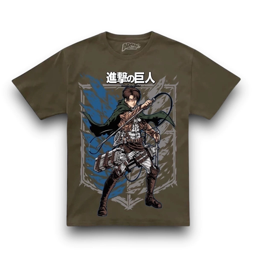 Playera Levi Ackerman - ARCADE