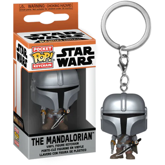 Llavero Funko Pop - The Mandalorian with Darksaber