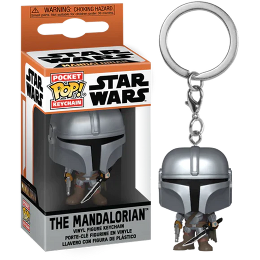 Llavero Funko Pop - The Mandalorian with Darksaber