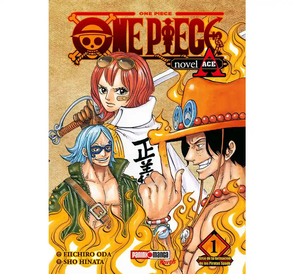 ONE PIECE NOVELA ACE #1 PANINI MX