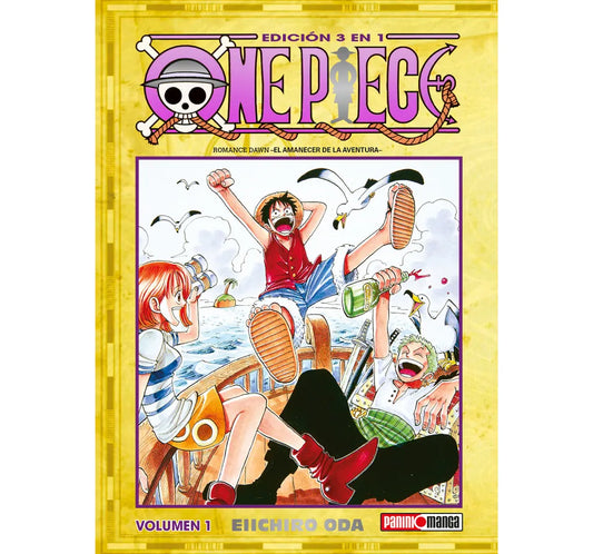 ONE PIECE #1 EDICION 3 EN 1 PANINI