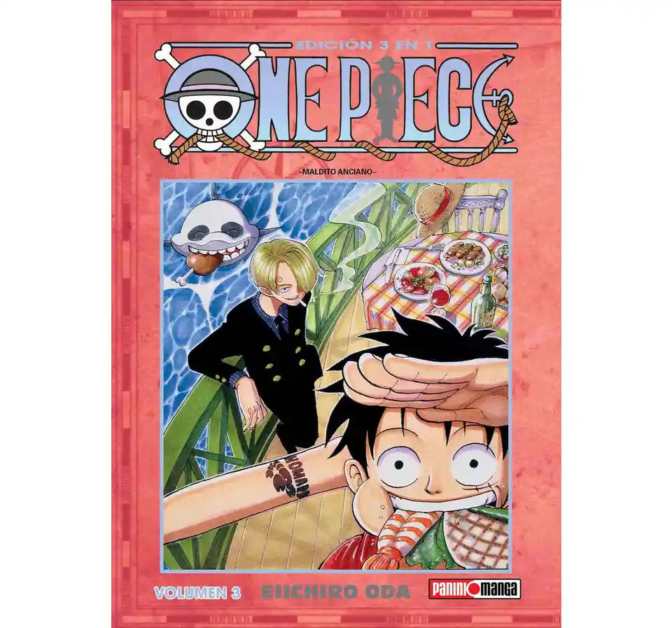 ONE PIECE #3  EDICION 3 EN 1 PANINI