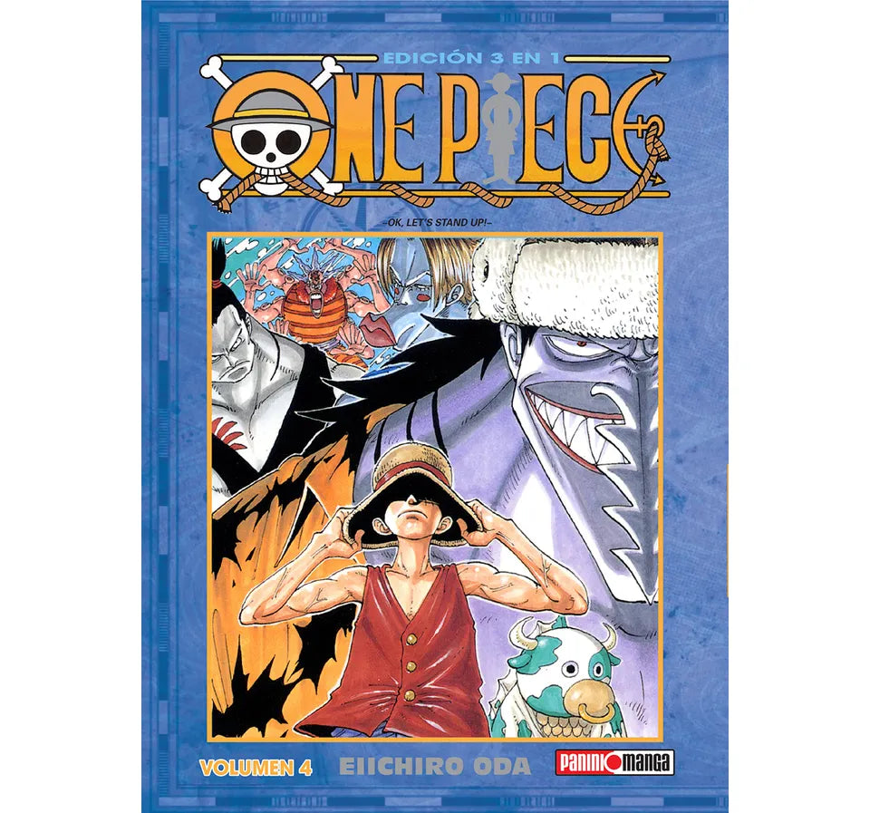ONE PIECE #4  EDICION 3 EN 1 PANINI