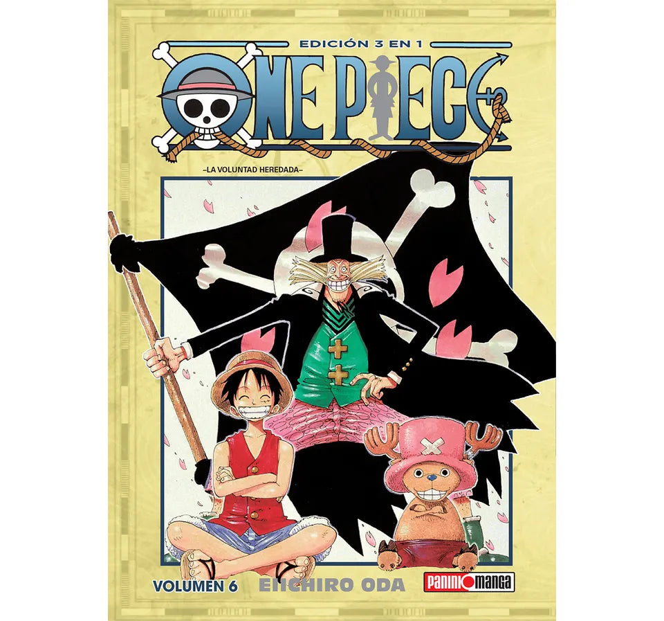 ONE PIECE #6  EDICION 3 EN 1 PANINI
