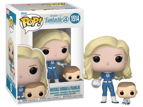 Funko POP Fantastic 4 First Steps - Invisible Woman & Franklin